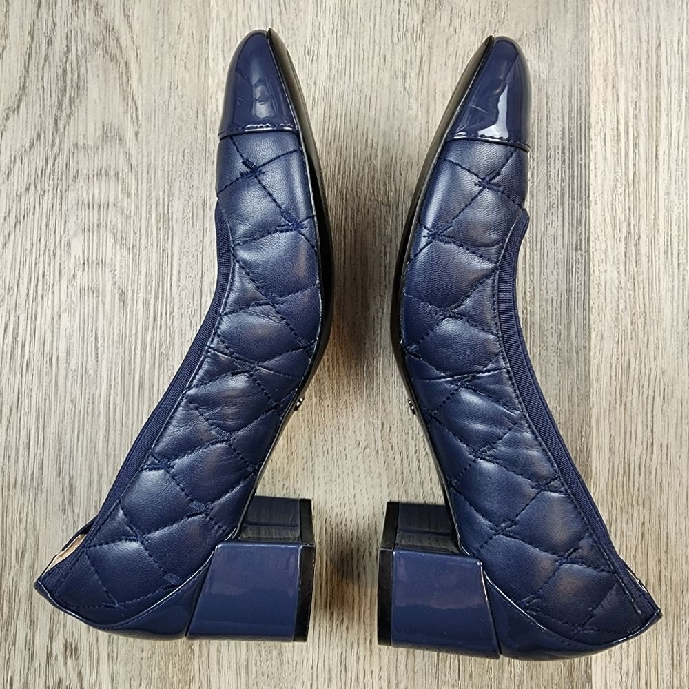 Nwob Vionic Ruby Quilted Leather Block Heel Pumps… - image 7